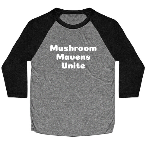 Mushroom Mavens Unite Baseball Tee