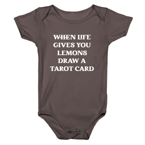When Life Gives You Lemons, Draw A Tarot Card Baby One-Piece