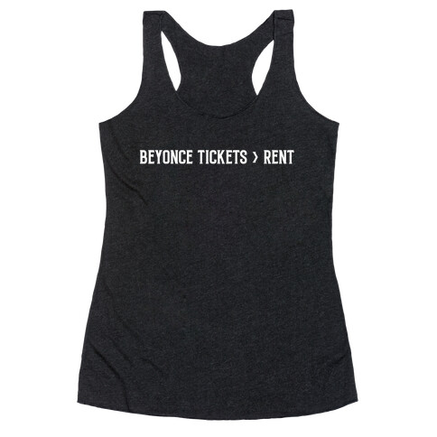 Beyonce Tickets > Rent Racerback Tank Top