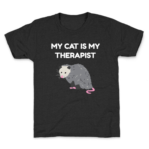 My Cat Is My Therapist Kids T-Shirt