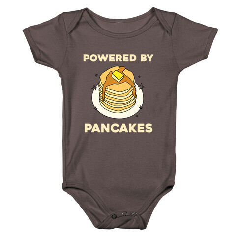 Powered By Pancakes Baby One-Piece