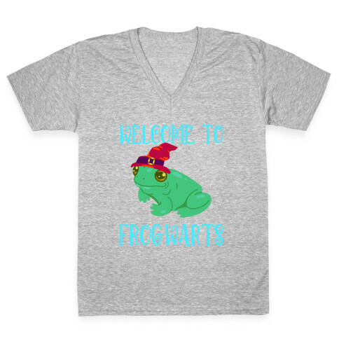 Welcome To Frogwarts V-Neck Tee Shirt