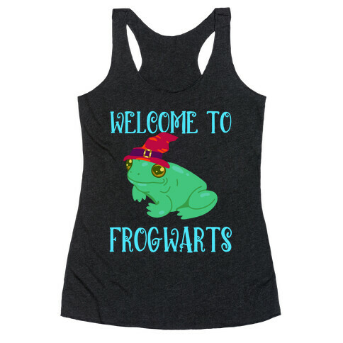 Welcome To Frogwarts Racerback Tank Top