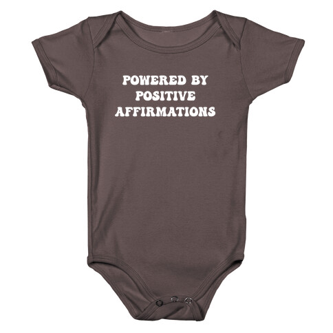 Powered By Positive Affirmations Baby One-Piece