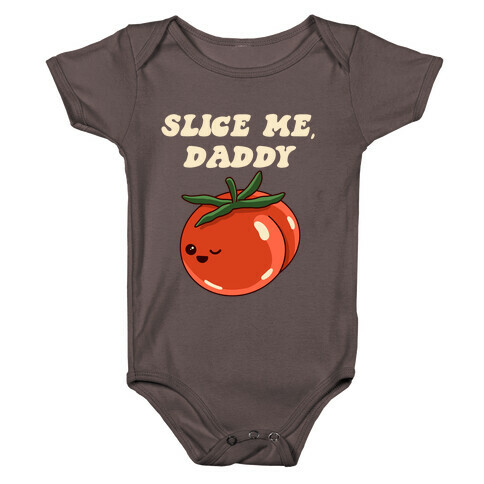 Slice Me Daddy Tomato Baby One-Piece