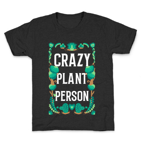 Crazy Plant Person Kids T-Shirt