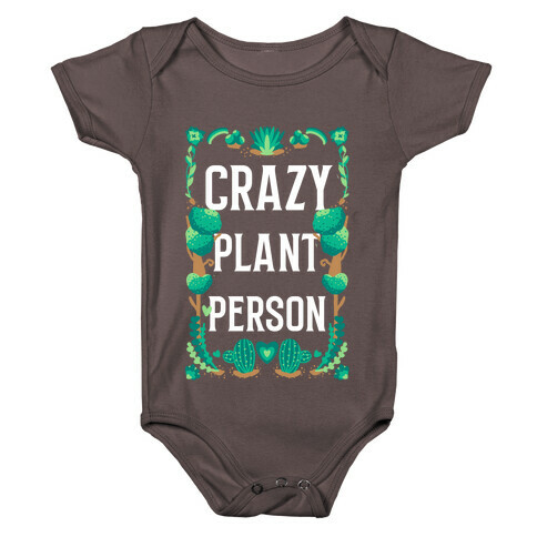 Crazy Plant Person Baby One-Piece