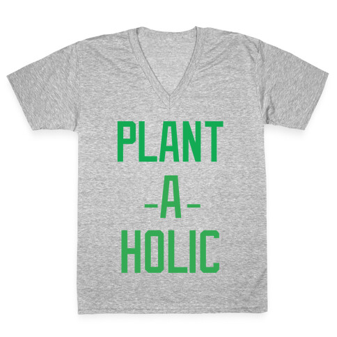 Plantaholic V-Neck Tee Shirt