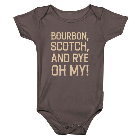 Bourbon, Scotch, And Rye, Oh My! Baby One-Piece