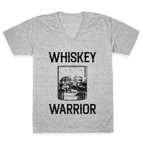Whiskey Warrior V-Neck Tee Shirt