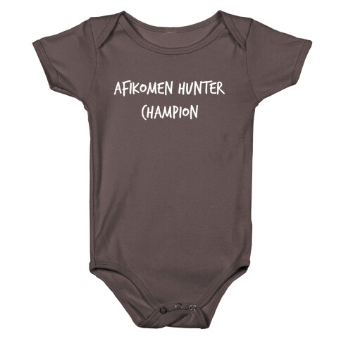 Afikomen Hunter Champion Baby One-Piece