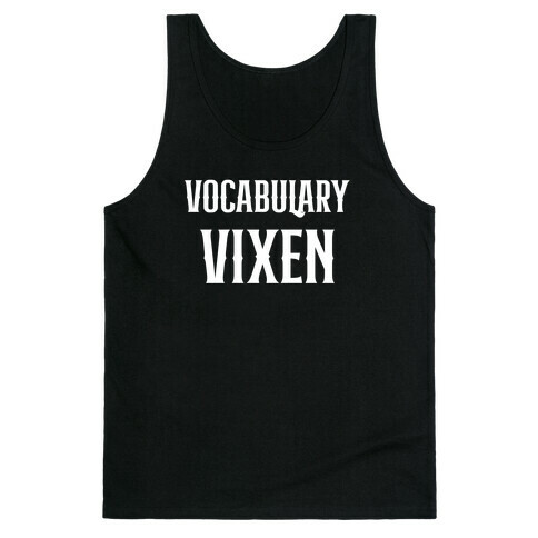 Vocabulary Vixens Tank Top