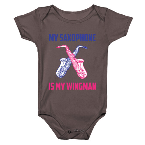 My Saxophone Is My Wingman Baby One-Piece