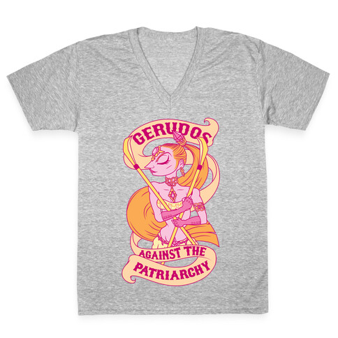 Gerudos Against The Patriarchy V-Neck Tee Shirt