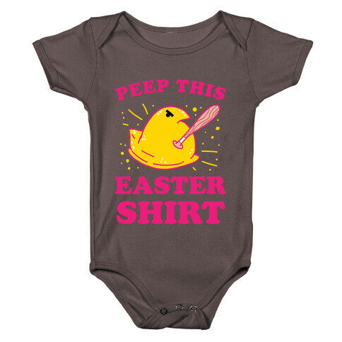 Peep This Easter Shirt Baby One-Piece