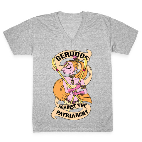 Gerudos Against The Patriarchy V-Neck Tee Shirt