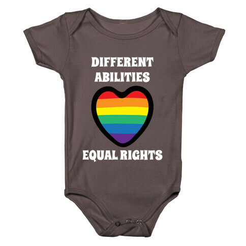 Different Abilities, Equal Rights Baby One-Piece