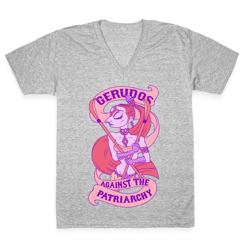 Gerudos Against The Patriarchy V-Neck Tee Shirt