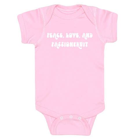 Peace, Love, And Passionfruit Baby One-Piece