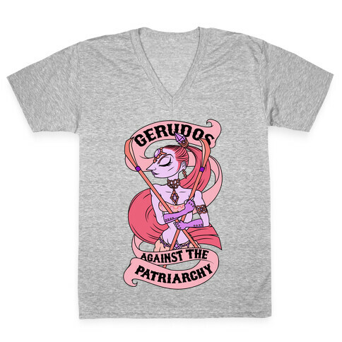 Gerudos Against The Patriarchy V-Neck Tee Shirt