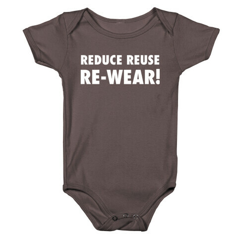 Reduce, Reuse, Re-wear! Baby One-Piece