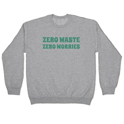 Zero Waste, Zero Worries. Pullover