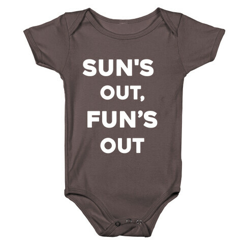 Sun's Out, Fun's Out. Baby One-Piece