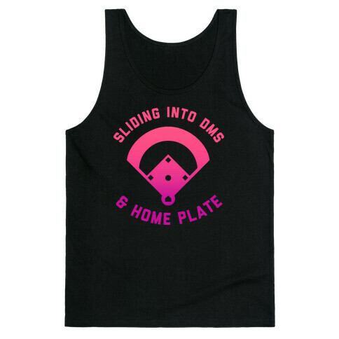 Sliding Into DMs & Home Plate Tank Top