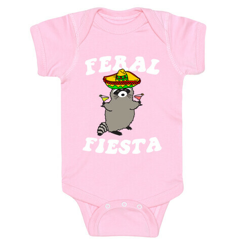 Feral Fiesta (Raccoon) Baby One-Piece