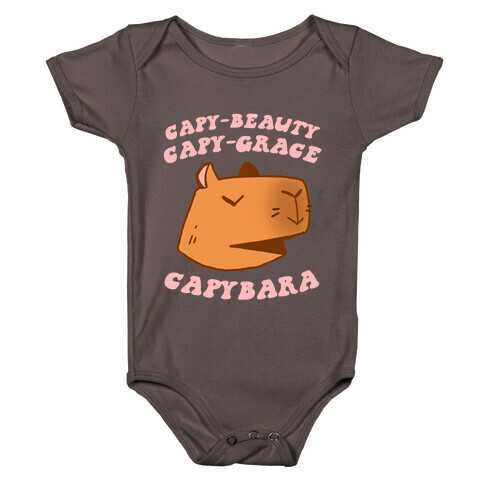 Capy-beauty, Capy-grace, Capybara Baby One-Piece