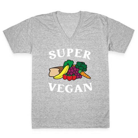 Super Vegan V-Neck Tee Shirt