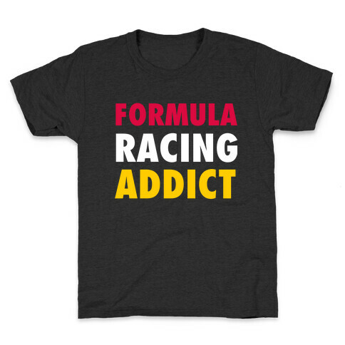 Formula Racing Addict Kids T-Shirt