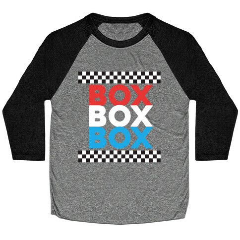 Box Box Box Baseball Tee