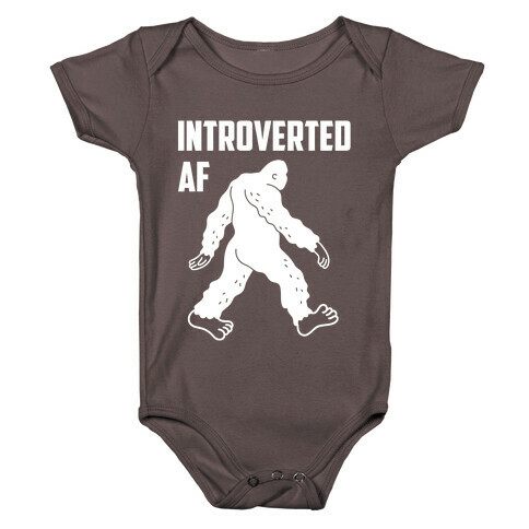 Introverted Af Bigfoot Baby One-Piece