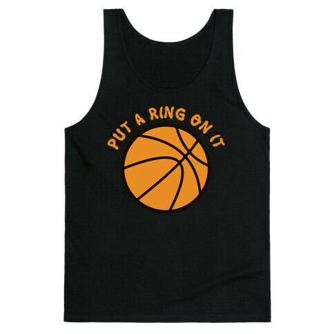 Put A Ring On It Basketball Tank Top