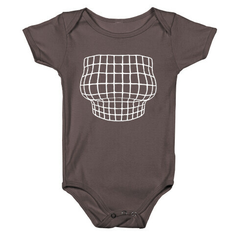 Retro 3D Bust Baby One-Piece