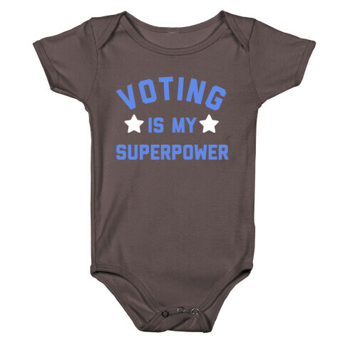 Voting Is My Superpower Baby One-Piece