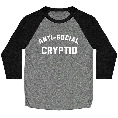 Anti-social Cryptid Baseball Tee