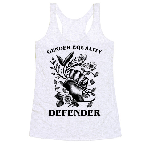 Gender Equality Defender Racerback Tank Top