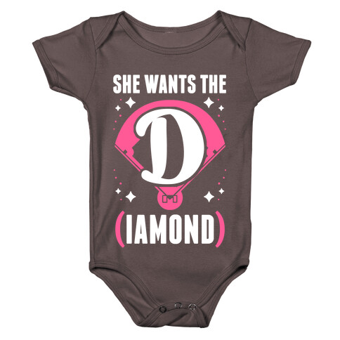 She Wants The D (IAMOND) Baby One-Piece