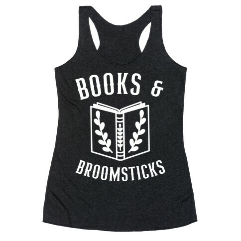 Books And Broomsticks Racerback Tank Top