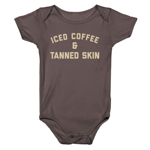 Iced Coffee And Tanned Skin Baby One-Piece