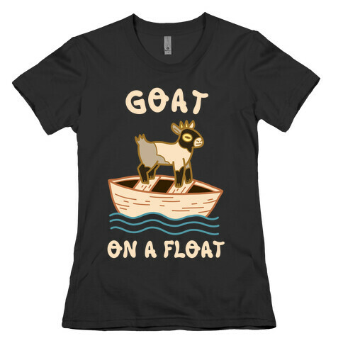 Goat On A Float Womens T-Shirt