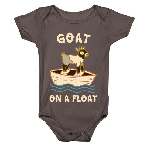 Goat On A Float Baby One-Piece