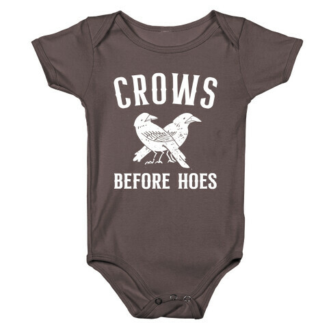 Crows Before Hoes Baby One-Piece