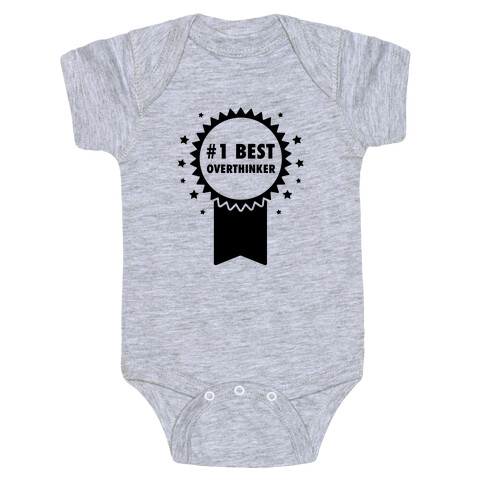 #1 Best Overthinker Baby One-Piece