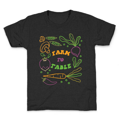 Farm To Table Kids T-Shirt