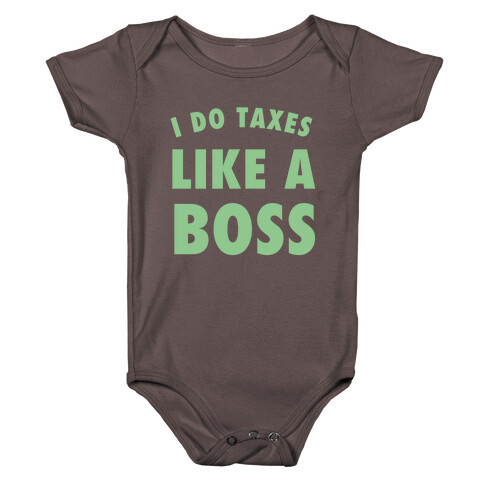 I Do Taxes Like A Boss Baby One-Piece