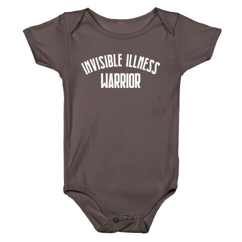 Invisible Illness Warrior Baby One-Piece