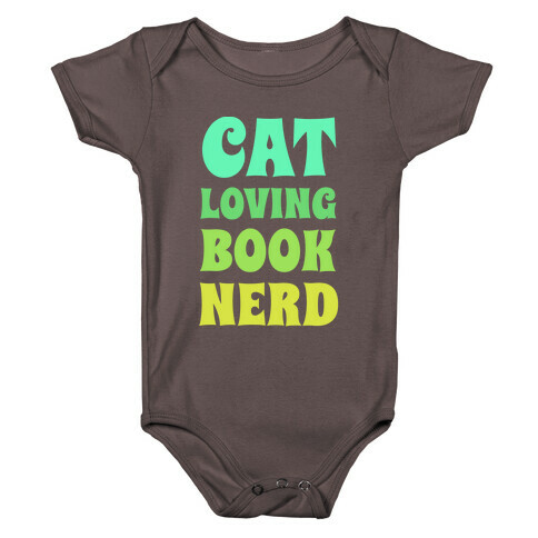 Cat-loving, Book-nerd Baby One-Piece